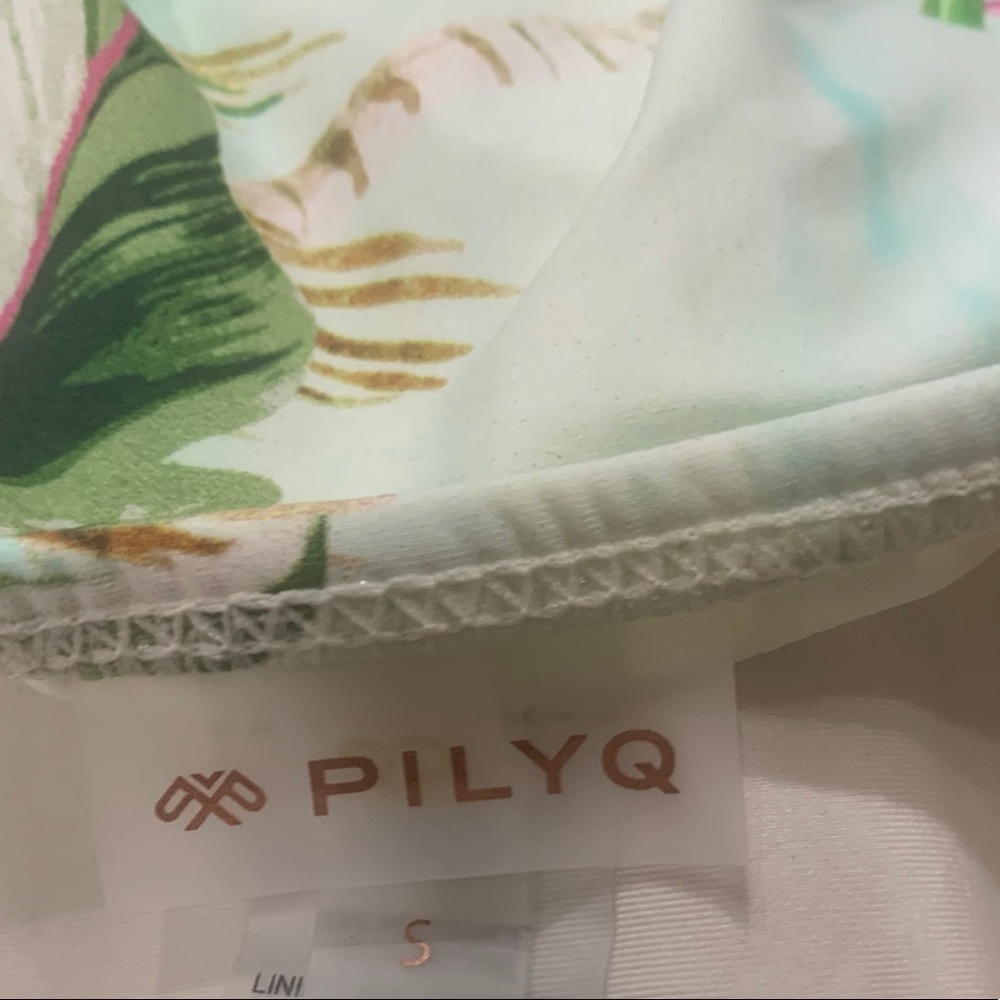 NWOT Pilyq Size Small Tulum Multi Tie One Piece Floral Swimsuit - Picture 10 of 11